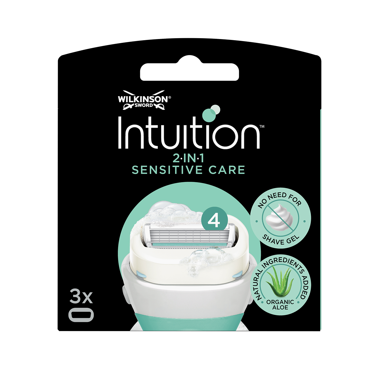 Intuition Sensitive Care refills 3-pkn.